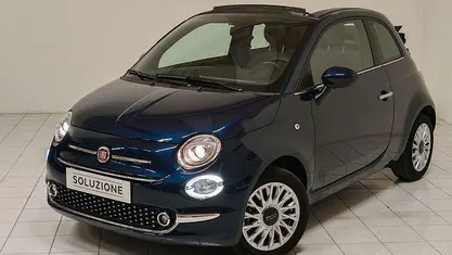 Begagnad Fiat 500C Dolcevita 69 HK (50 kW) 2024 Blå Cab