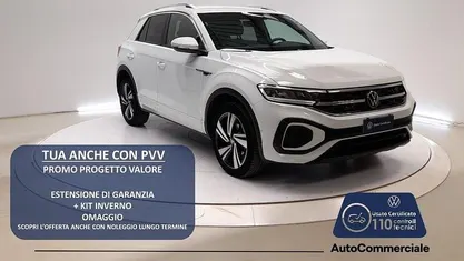 Usata VW T-Roc R-line 110 CV (80 kW) 2023 Bianco SUV