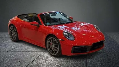 Rosso Usata 2021 Porsche 911 Carrera 4S Cabriolet Chrono Cabrio | 140.000 € (Buon prezzo)