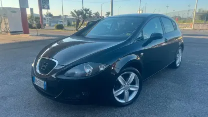 Usata Seat Leon Stylance 105 CV (77 kW) 2008 Nero Utilitaria