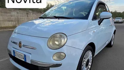 Usata Fiat 500 Lounge 69 CV (50 kW) 2009 Blu Cabrio