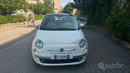 Usata Fiat 500 Lounge 95 CV (69 kW) 2016 Bianco Berlina
