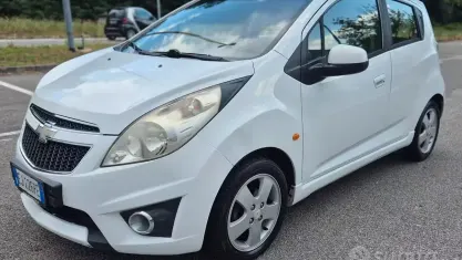 Usata Chevrolet Spark LT 79 CV (58 kW) 2011 Bianco Utilitaria