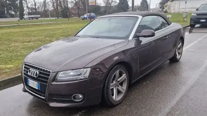 Usata Audi A5 Cabriolet Ambition 239 CV (175 kW) 2010 Marrone Cabrio