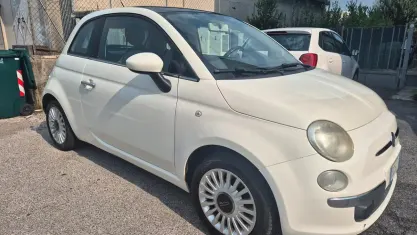 Usata Fiat 500 Lounge 69 CV (50 kW) 2010 Bianco Berlina