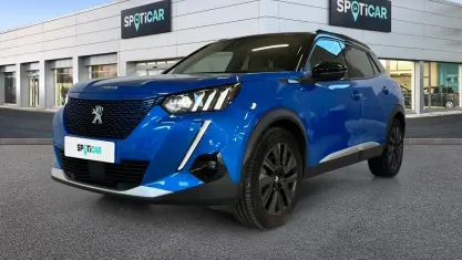 Usata Peugeot e-2008 GT 100 kW (136 CV) 2020 Blu SUV