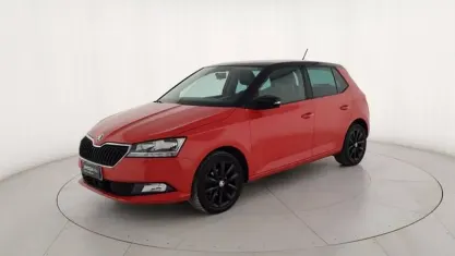 Usata Skoda Fabia 60 CV (44 kW) 2020 Rosso pastello Utilitaria