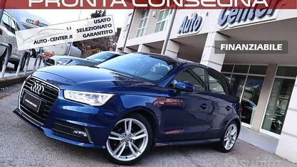 Usata Audi A1 S-Line 95 CV (69 kW) 2016 Blu Utilitaria