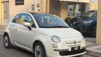 Usata Fiat 500 Lounge 69 CV (50 kW) 2009 Bianco Cabrio