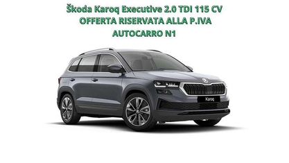 Ny Skoda Karoq Executive 116 HK (85 kW) 2025 Grå SUV