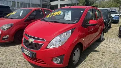 Usata Chevrolet Spark 68 CV (50 kW) 2012 Rosso Utilitaria
