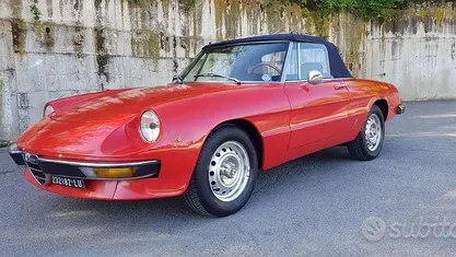Usata Alfa Romeo GT Junior 90 CV (66 kW) 1970 Rosso Cabrio