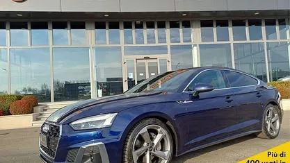 Usata Audi A5 S-Line 204 CV (150 kW) 2021 Blu Coupé