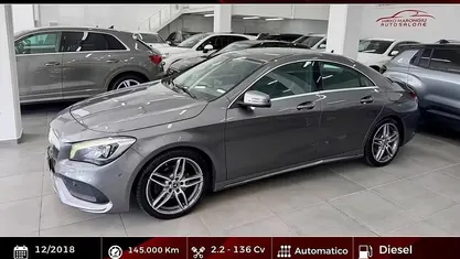 Usata Mercedes CLA200 Premium 136 CV (100 kW) 2018 Grigio Berlina