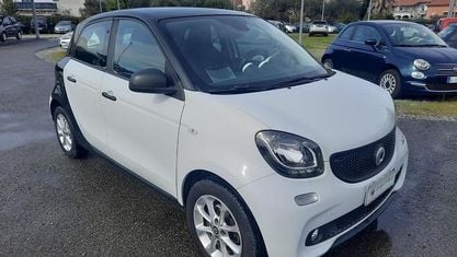 Begagnad Smart ForFour Passion 71 HK (52 kW) 2017 Vit Halvkombi