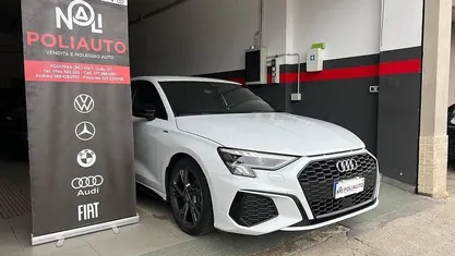 Usata Audi A3 S-Line 150 CV (110 kW) 2021 Bianco Berlina