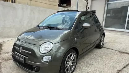 Usata Fiat 500C Lounge 95 CV (69 kW) 2012 Verde Cabrio