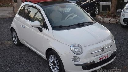 Usata Fiat 500C Lounge 69 CV (50 kW) 2009 Bianco Cabrio