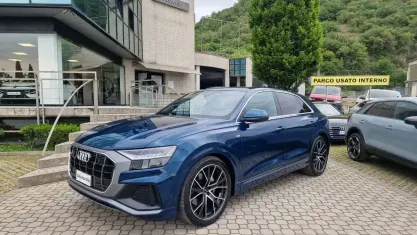 Usata Audi Q8 S-Line 286 CV (210 kW) 2021 Blu SUV