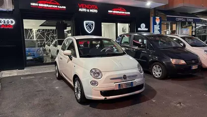 Bianco Usata 2007 Fiat 500 Lounge Tre volumi | 4600 € (Buon prezzo)