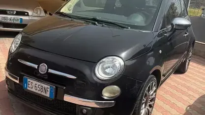 Usata Fiat 500C Lounge 95 CV (69 kW) 2014 Nero Cabrio