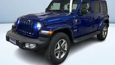 Blu metallizzato Usata 2018 Jeep Wrangler Unlimited Sahara SUV | 42.900 € (Buon prezzo)