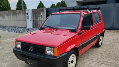 Usata Fiat Panda 54 CV (39 kW) 2002 Rosso Furgone