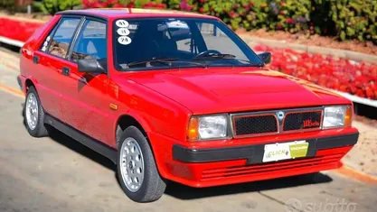 Usata Lancia Delta 141 CV (103 kW) 1990 Rosso Utilitaria
