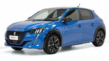 Usata Peugeot e-208 GTi 100 kW (136 CV) 2023 Azzurro Utilitaria