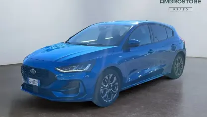 Usata Ford Focus ST-Line 125 CV (91 kW) 2023 Desert island blue Berlina