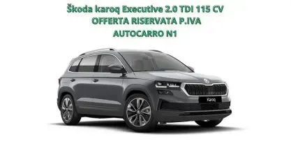 Nuova Skoda Karoq Executive 116 CV (85 kW) 2025 Grigio SUV