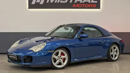 Usata Porsche 911 Carrera 4S Cabriolet 320 CV (235 kW) 2005 Blu Cabrio