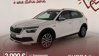 Usata Skoda Kamiq ScoutLine 110 CV (80 kW) 2023 Bianco magnolia SUV