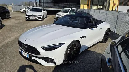 Usata Mercedes SL43 AMG AMG 381 CV (280 kW) 2024 Bianco Cabrio