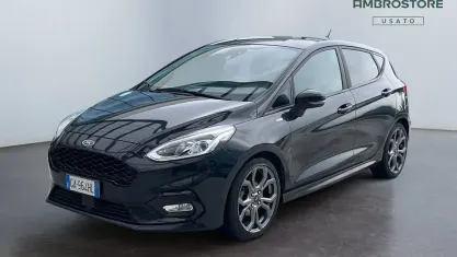 Begagnad Ford Fiesta 95 HK (69 kW) 2020 Svart Halvkombi