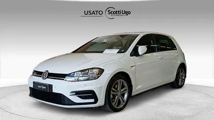 Usata VW Golf VII Sportline 116 CV (85 kW) 2019 Bianco Utilitaria