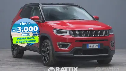 Usata Jeep Compass Limited 140 CV (102 kW) 2019 Rosso tetto nero SUV