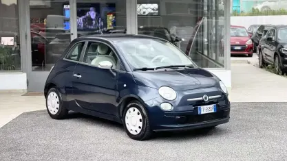 Usata Fiat 500 75 CV (55 kW) 2009 Bluazzurro Cabrio