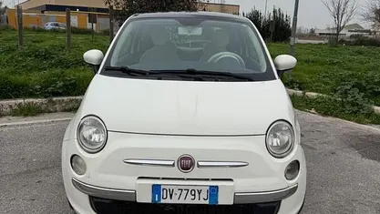 Usata Fiat 500 Sport 69 CV (50 kW) 2009 Bianco Cabrio