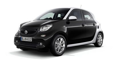 Begagnad Smart ForFour Passion 71 HK (52 kW) 2019 Svart Halvkombi