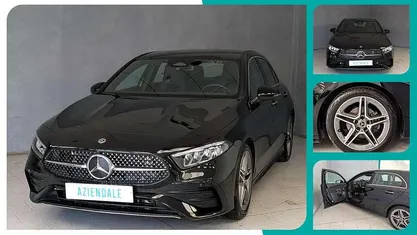 Usata Mercedes A180 AMG line 136 CV (100 kW) 2025 Nero Berlina