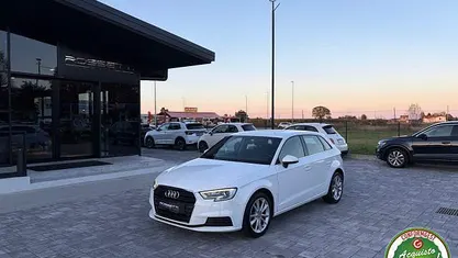 Usata Audi A3 116 CV (85 kW) 2019 Bianco Berlina
