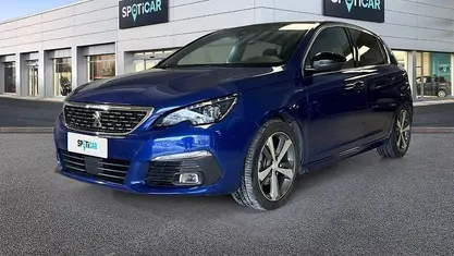 Usata Peugeot 308 GT-line 131 CV (96 kW) 2019 Blu Berlina
