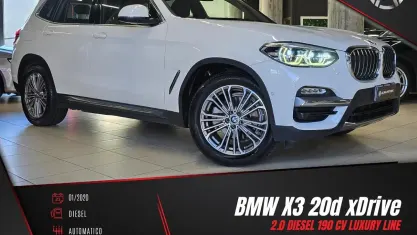 Usata BMW X3 Luxury Line 190 CV (139 kW) 2020 Bianco SUV