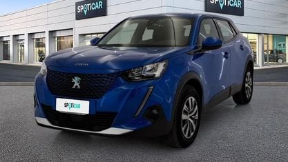 Usata Peugeot e-2008 Active 100 kW (136 CV) 2021 Blu SUV