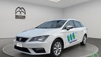 Usata Seat Leon ST Style 130 CV (95 kW) 2020 Bianco Station wagon