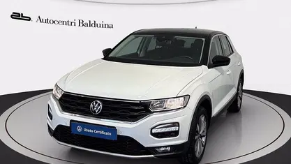 Bianco/tetto nero Usata 2020 VW T-Roc Style SUV | 20.900 € (Buon prezzo)