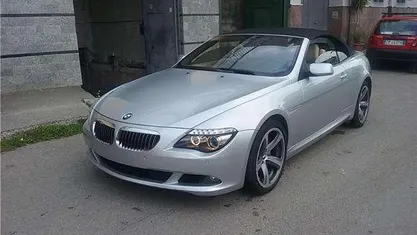 Usata BMW 650 Cabriolet M Sport 367 CV (269 kW) 2008 Argento Cabrio