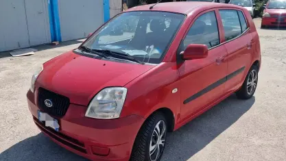 Usata Kia Picanto Spirit 61 CV (44 kW) 2005 Rosso Utilitaria