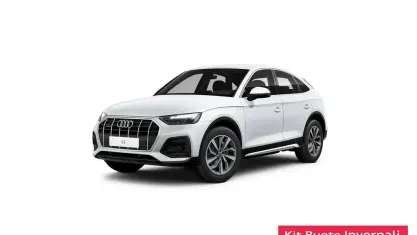 Usata Audi Q5 Sportback Advanced 204 CV (150 kW) 2023 Bianco ghiacciaio metallizzato SUV